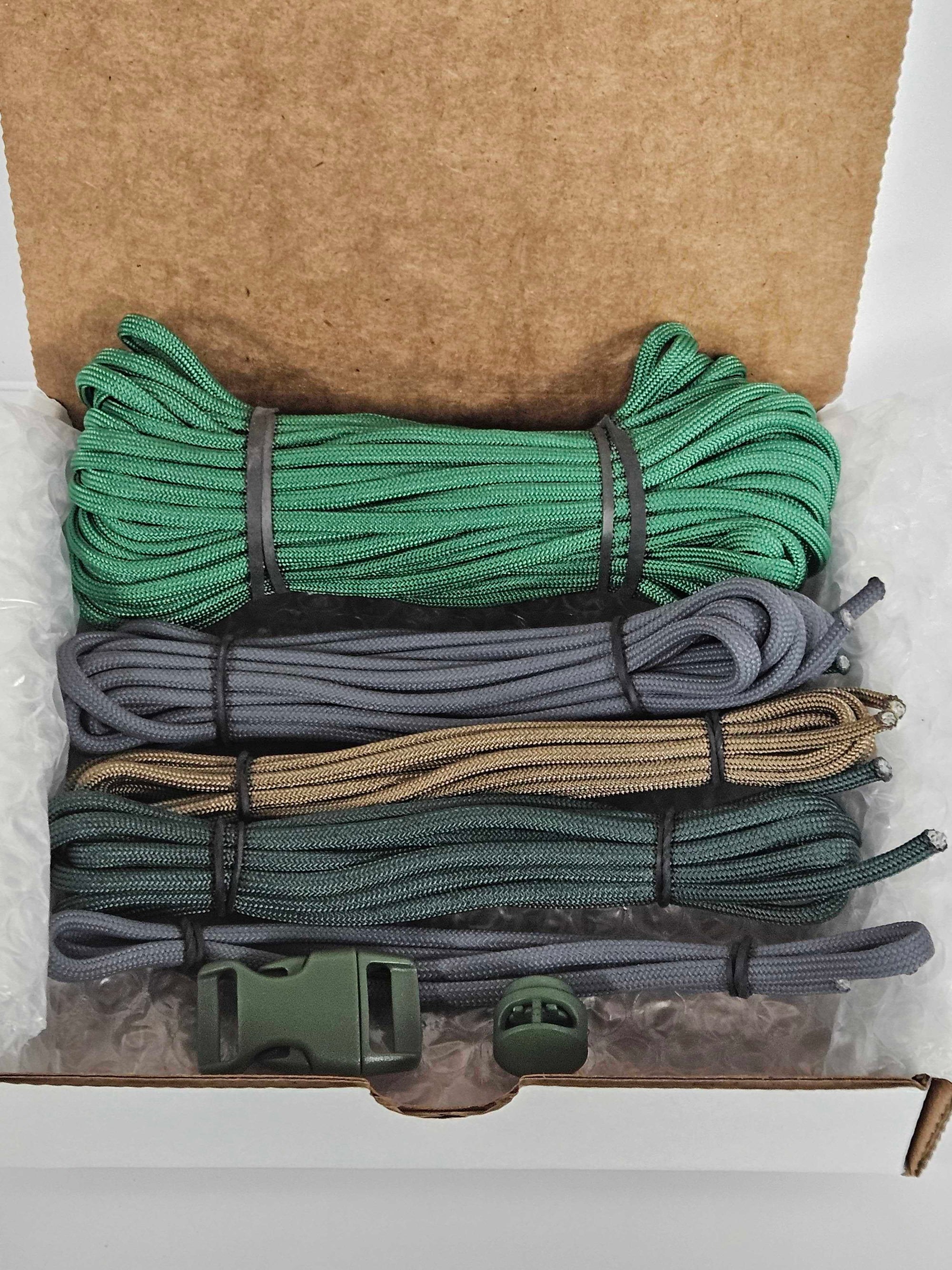 Paracord Survival Kit: Knife Belt Holder & Bottle Wrap Combo