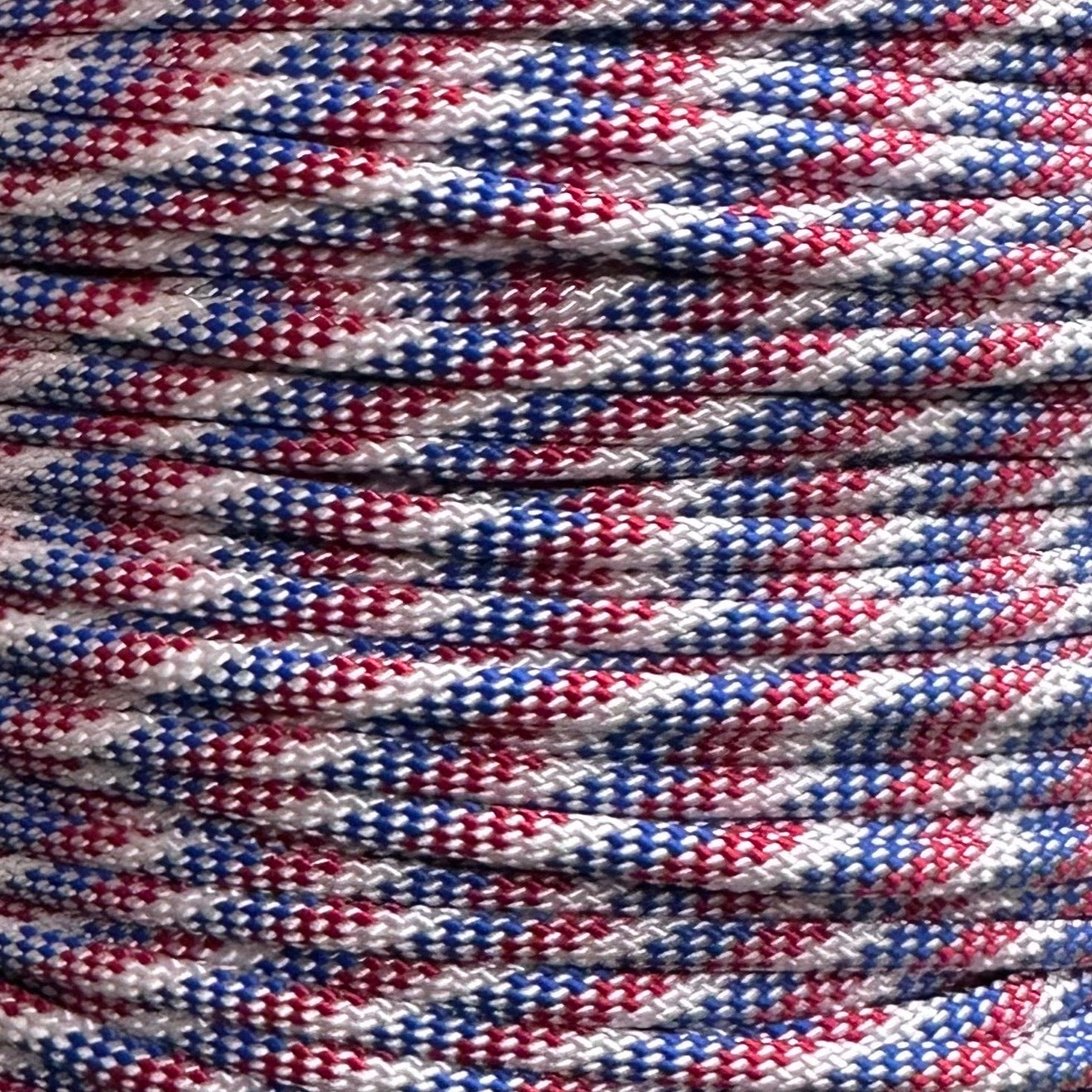 PARACORD 550 - RED,WHITE & BLUE