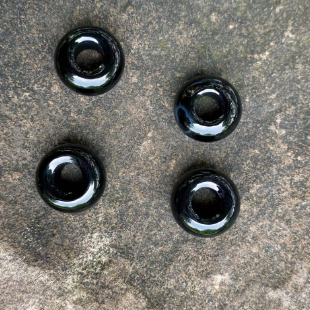 Large Hole Crystal Bead - 14MM - Multiple Colors