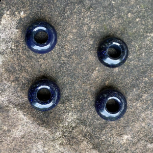Large Hole Crystal Bead - 14MM - Multiple Colors