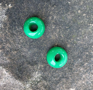 Large Hole Crystal Bead - 14MM - Multiple Colors