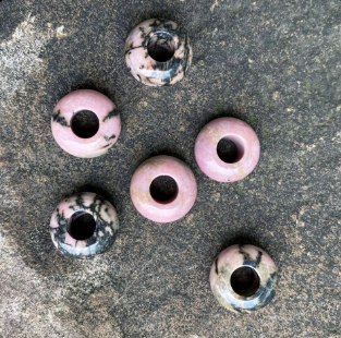 Large Hole Crystal Bead - 14MM - Multiple Colors