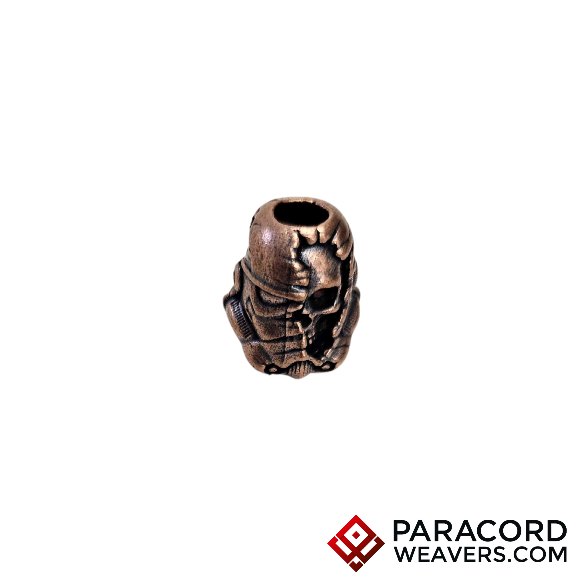 Metal Soldier Helmet Bead