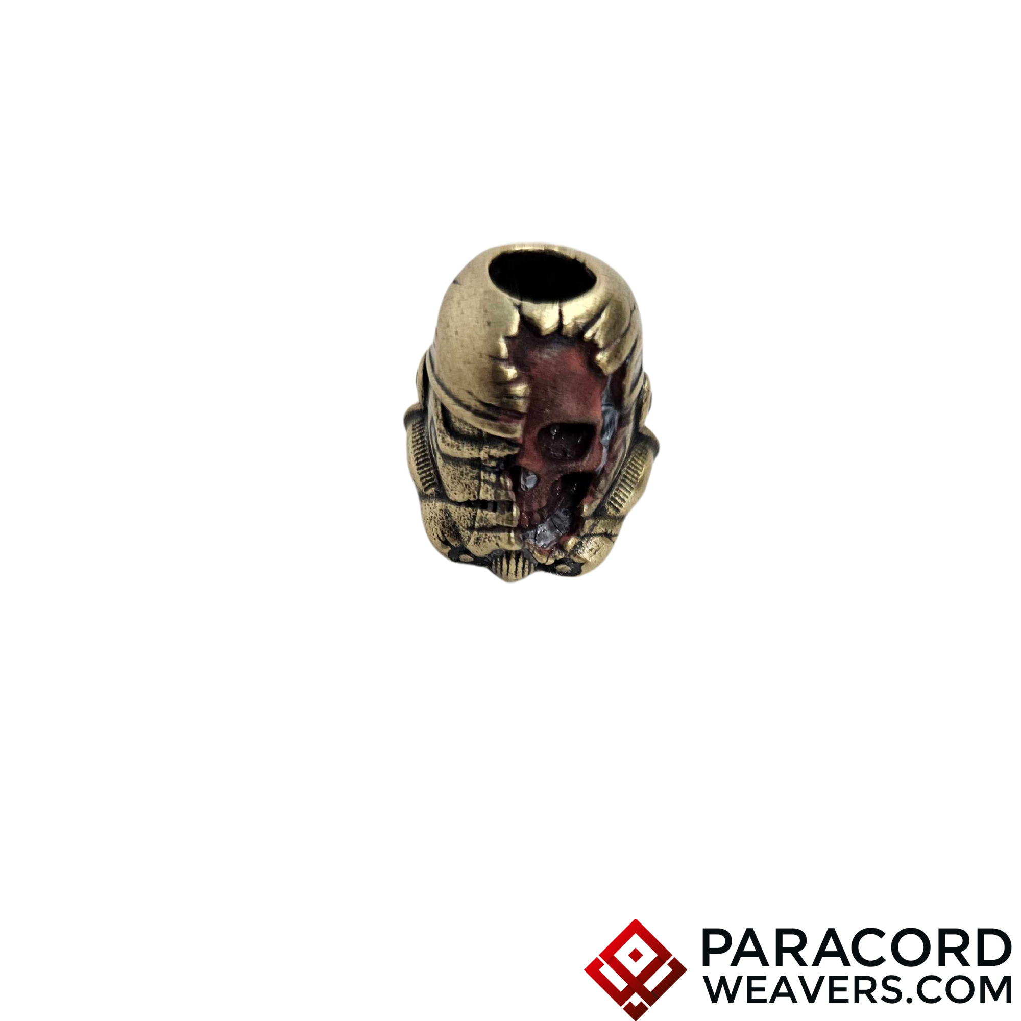 Metal Soldier Helmet Bead