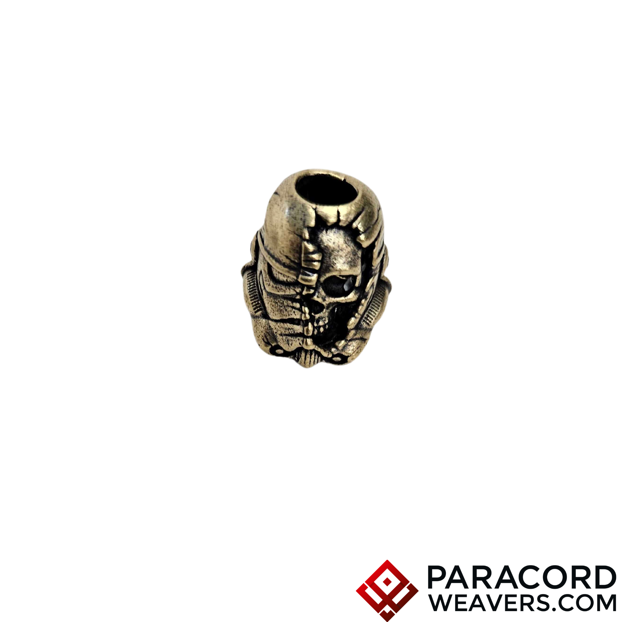 Metal Soldier Helmet Bead