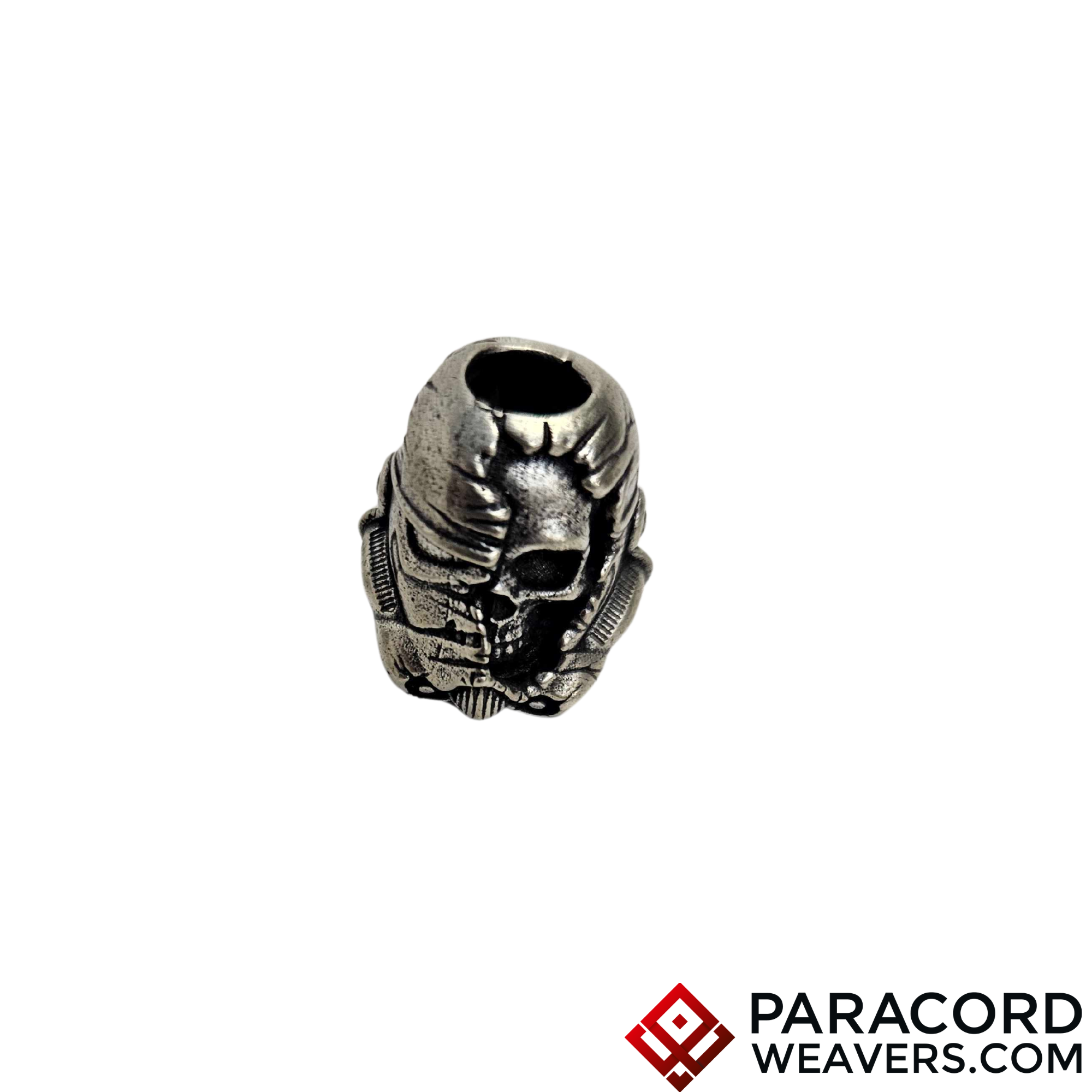 Metal Soldier Helmet Bead