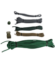 Paracord Survival Kit: Knife Belt Holder & Bottle Wrap Combo