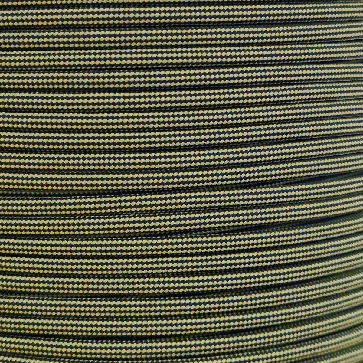 PARACORD 550 - MOSS &amp; BLACK STRIPE