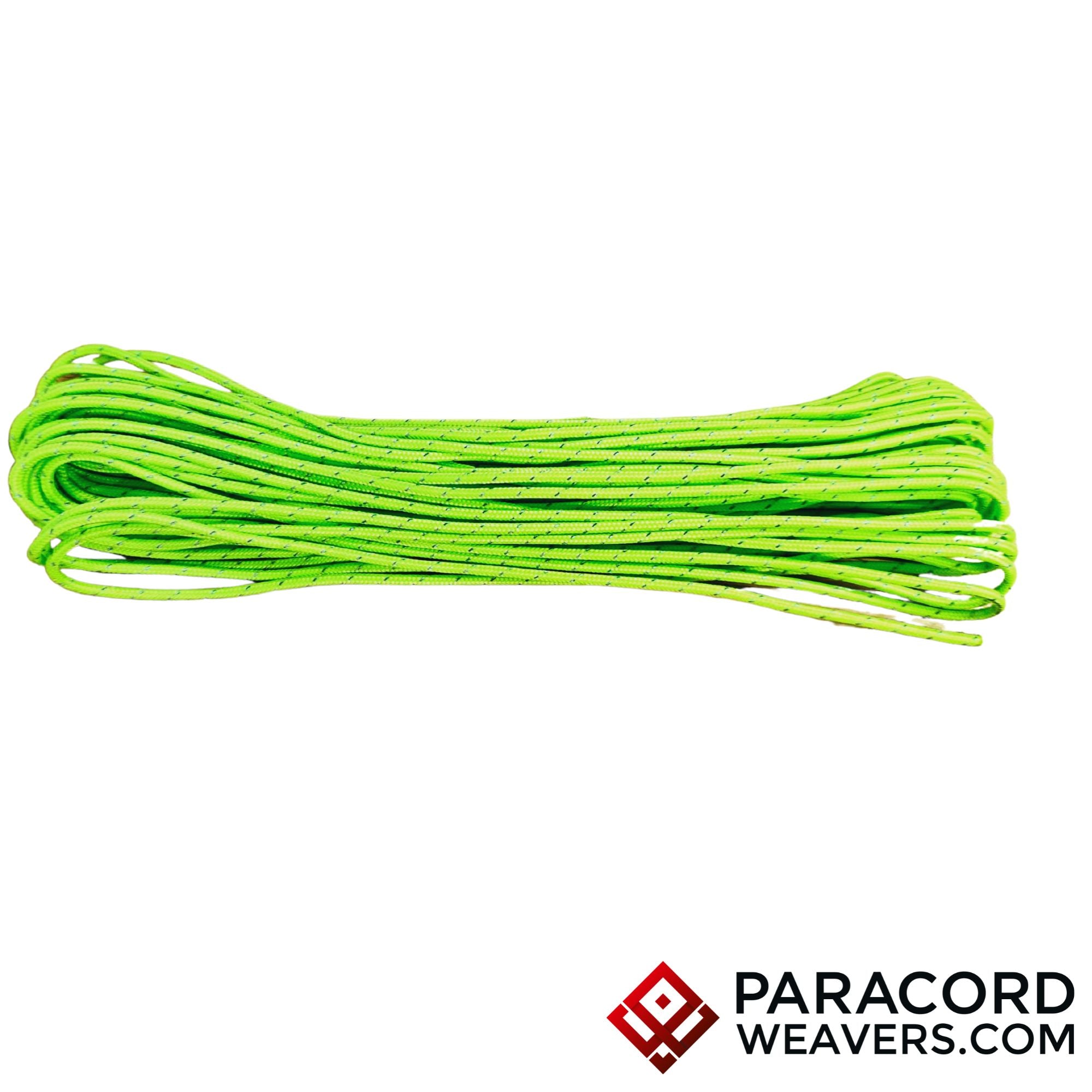 TACTICAL CORD - GREEN REFLECTIVE - 50ft Hank
