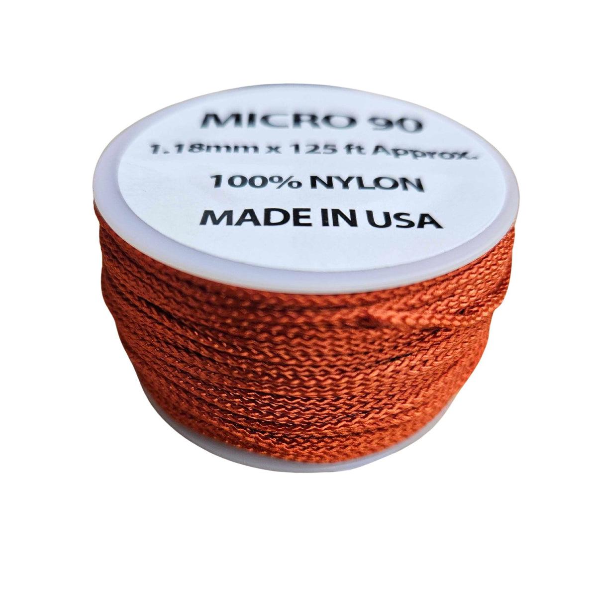 Micro Cord - Solar Orange (125ft Spool)