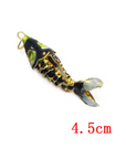 Metal Koi Fish Charm - 4.5CM - Multiple Colors