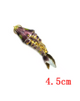 Metal Koi Fish Charm - 4.5CM - Multiple Colors