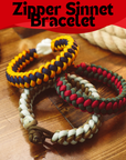 Zipper Sinnet Bracelet Project Kit - Makes 3 Bracelets!