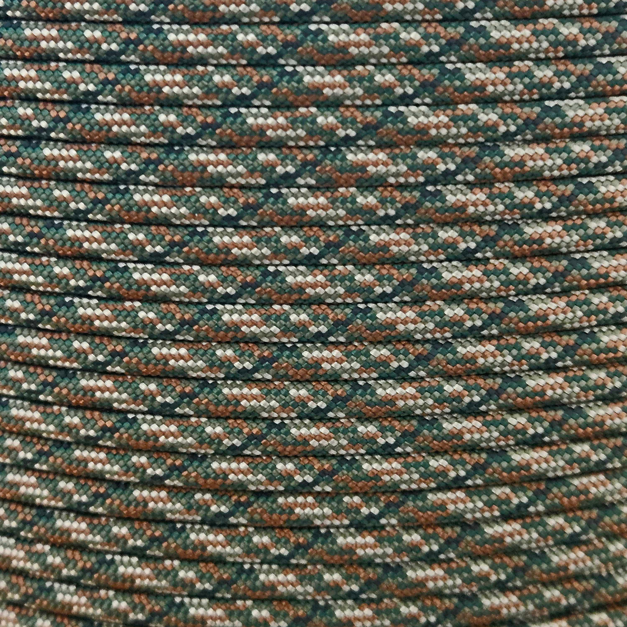 PARACORD 550 - WOODLAND DIGITAL CAMO (100ft Hank)