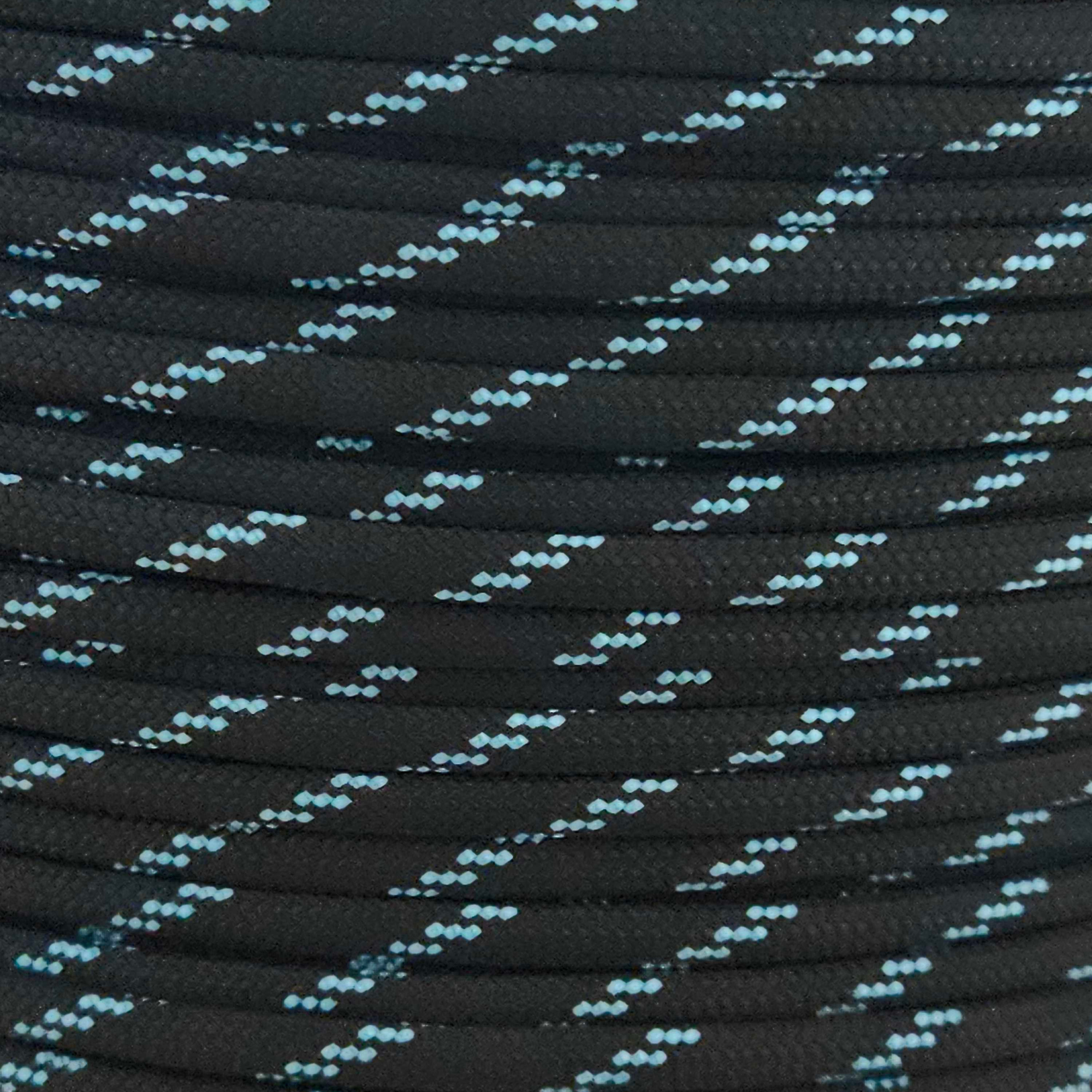 PARACORD 550 - THIN NEON TURQUOISE LINE (100ft Hank)